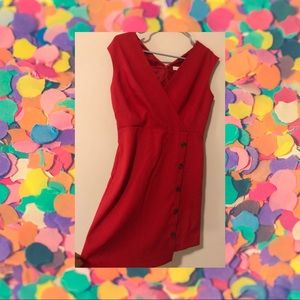 Loft•Red Dress•Size 6